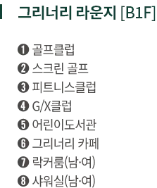 용인 푸르지오 클루센트 단지설계 범례 1